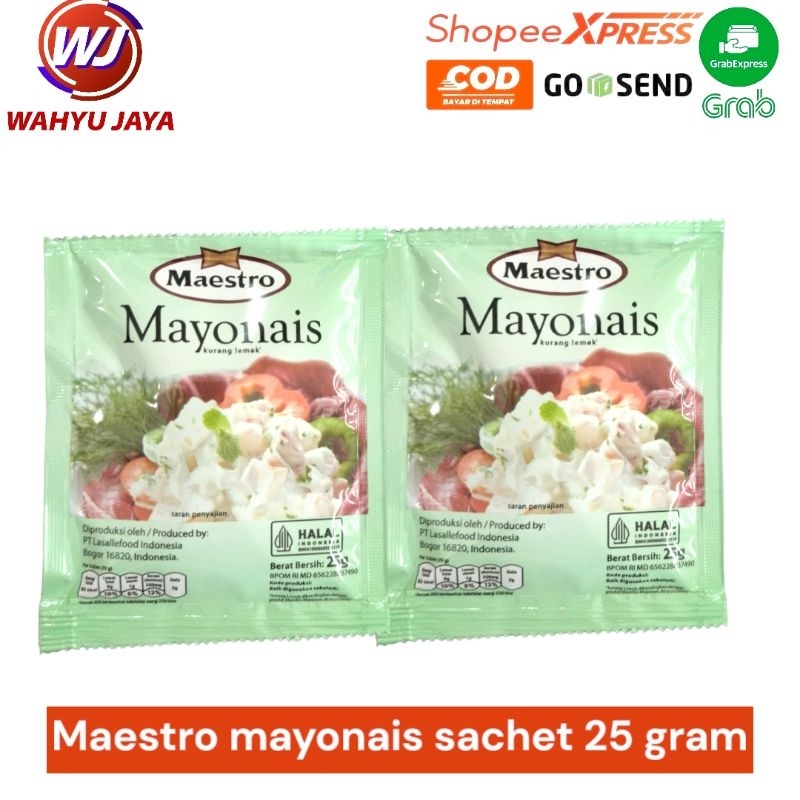 

maestro mayonaise sachet 25 gram