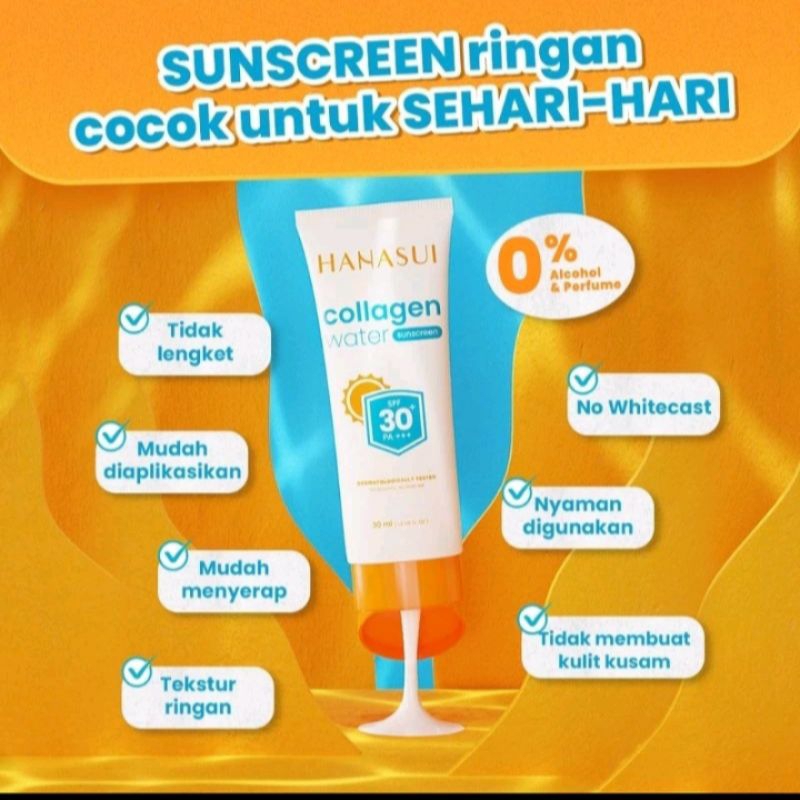 hanasui suncreen collagen spf30+ PA+++