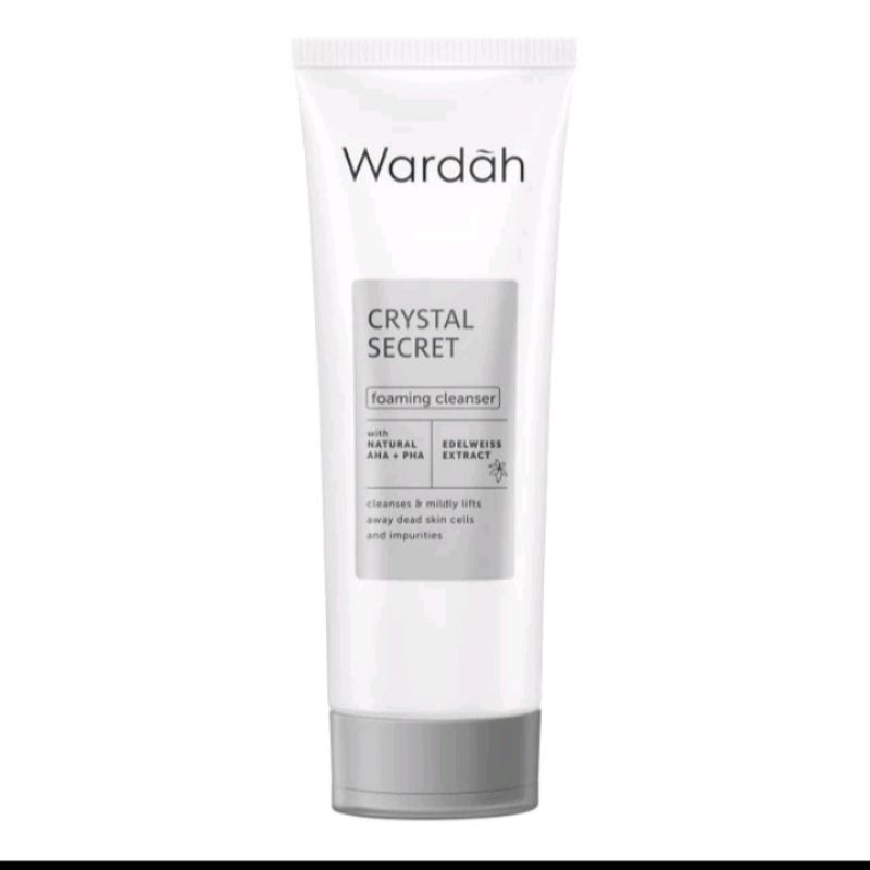 wardah crystal secret facial wash