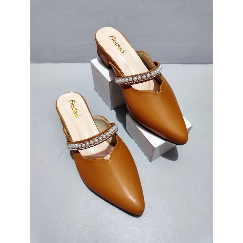 sendal fladeo hak 3 cm /sendal wanita