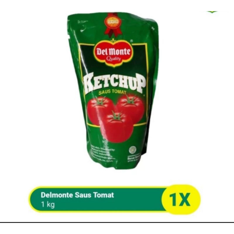 

delmonte saus tomat pouch 1kg