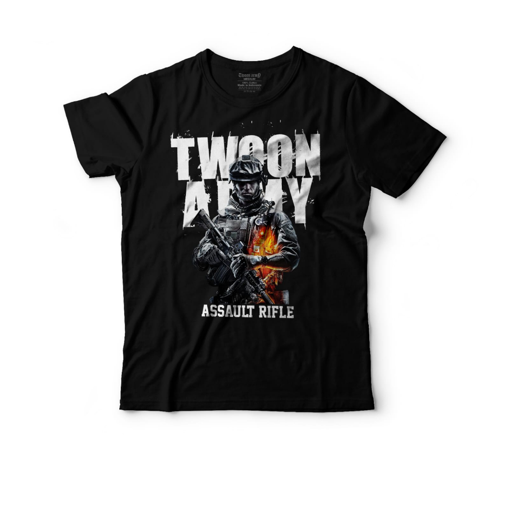 Kaos Twoon Army Combet 24s Terbaru 100% Tebal