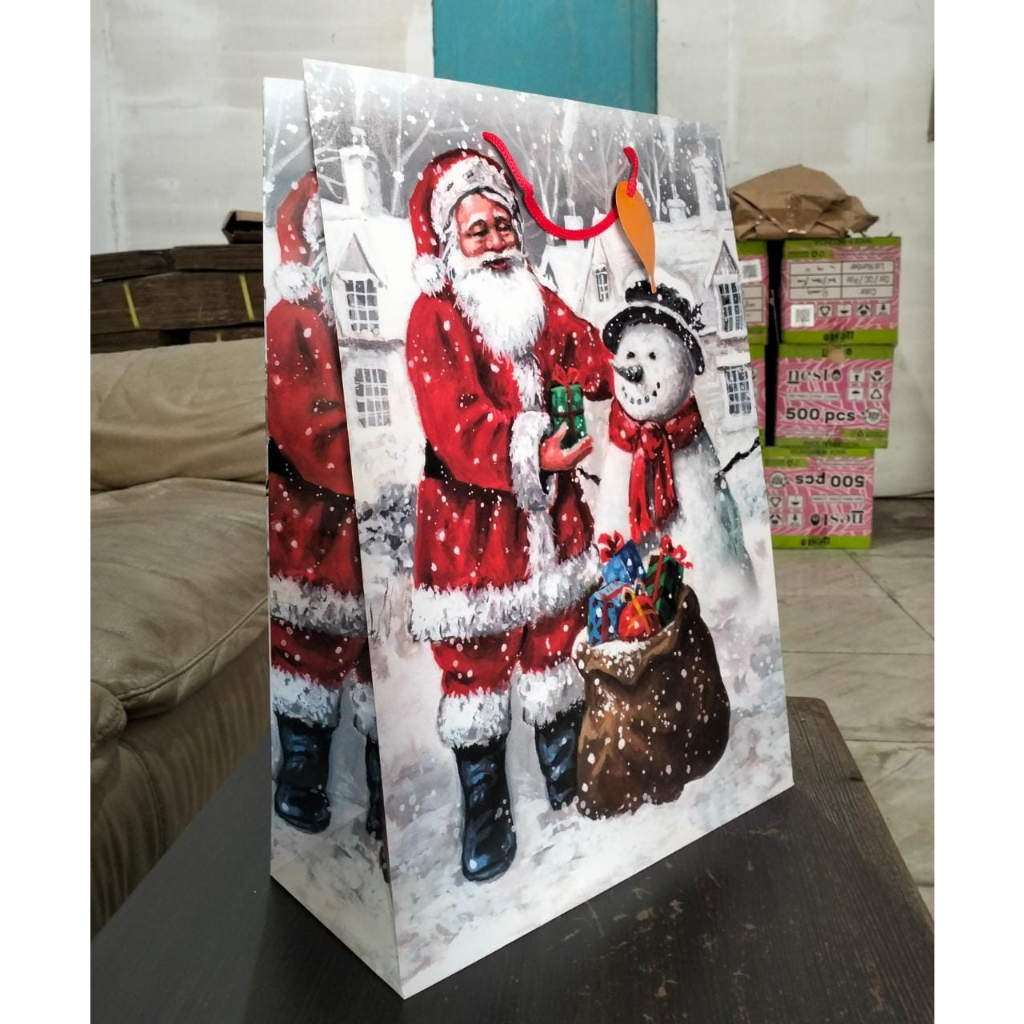 

PAPERBAG TALI SIZE XL 33,5X14X46 CM MOTIF EXPORT FLOMO 1 pcs