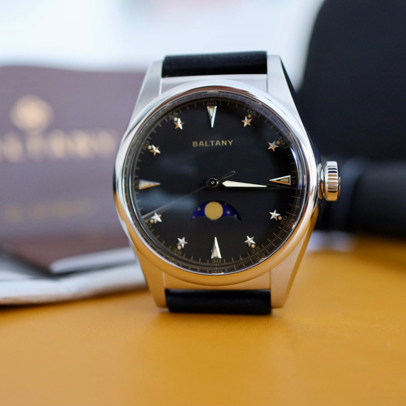 Baltany Watch moophase S18404 Quartz Dress Watch