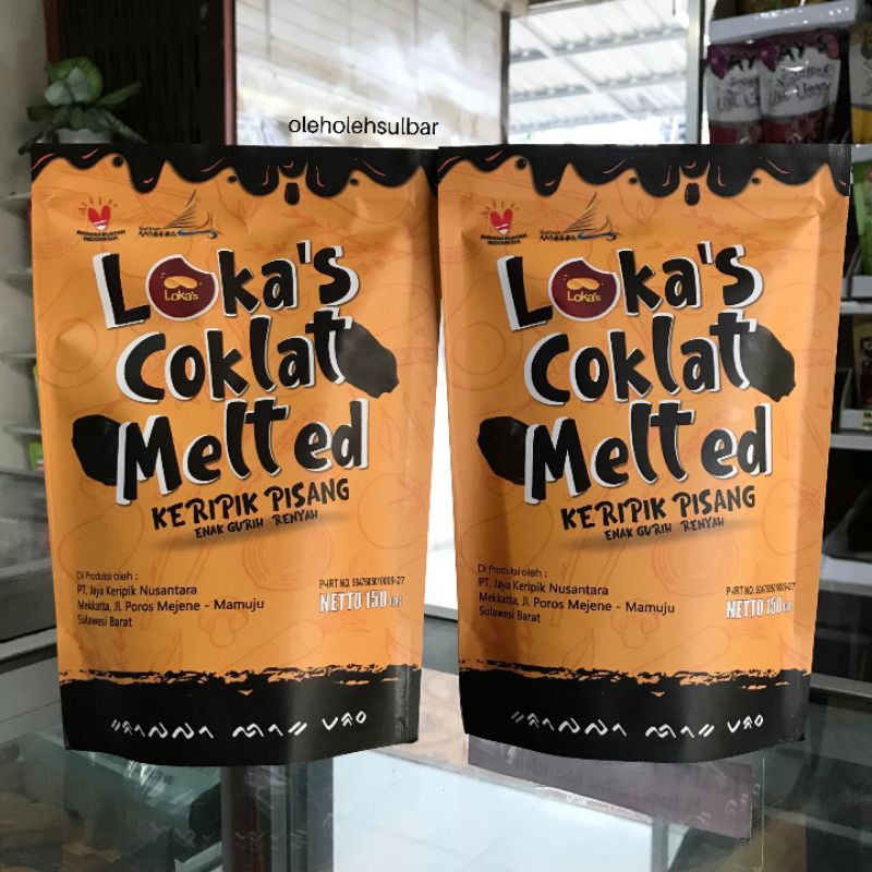 

Keripik Pisang Cokelat Melted (Lelehan Cokelat) by Loka's - Oleh oleh Sulbar