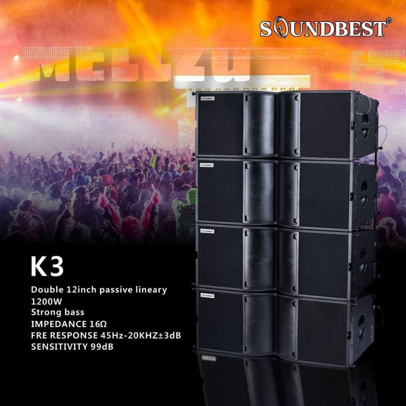 Speaker Line Array Pasif Soundbest K3 Original 12 inch Passive Double 12 inch