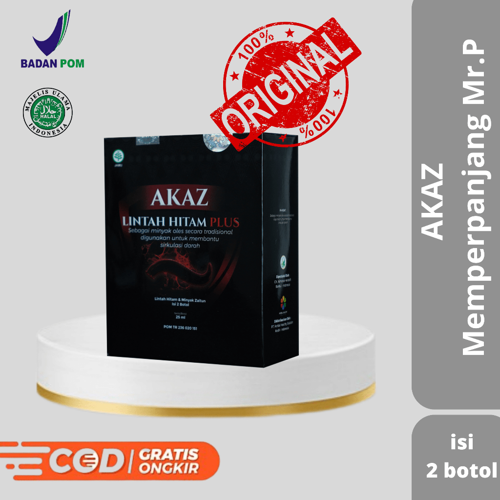 AKAZ  LINTA HITAM | PELUMAS MR.P | Pembesar MR-P