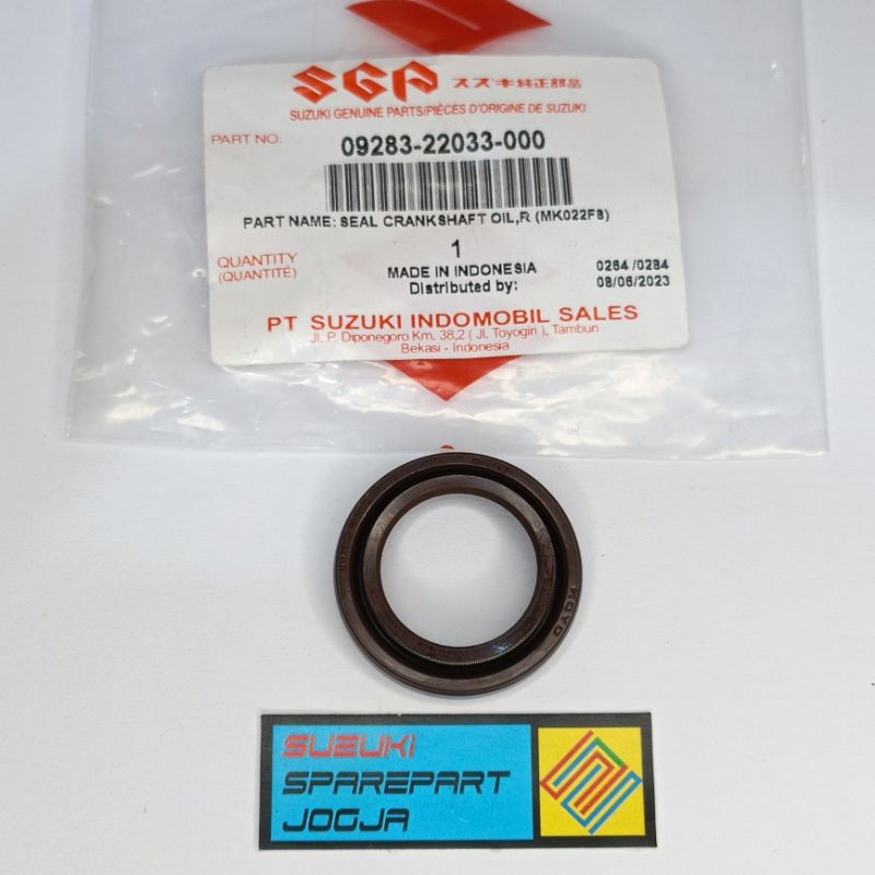 Suzuki Parts 09283B22033N000 Seal Oli Crankshaft / Kruk As Kanan Suzuki Skywave 125 Ori