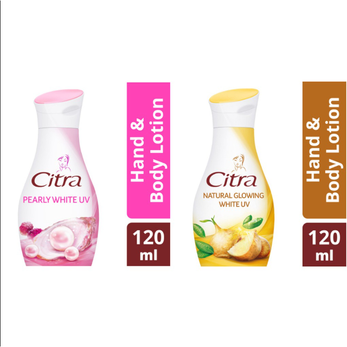 Citra Hand Body Lotion Pearly White Glow UV 120 ml