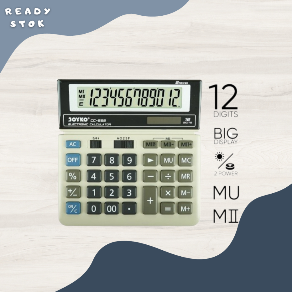 

Kalkulator / Electronic Calculator CC-868 JOYKO