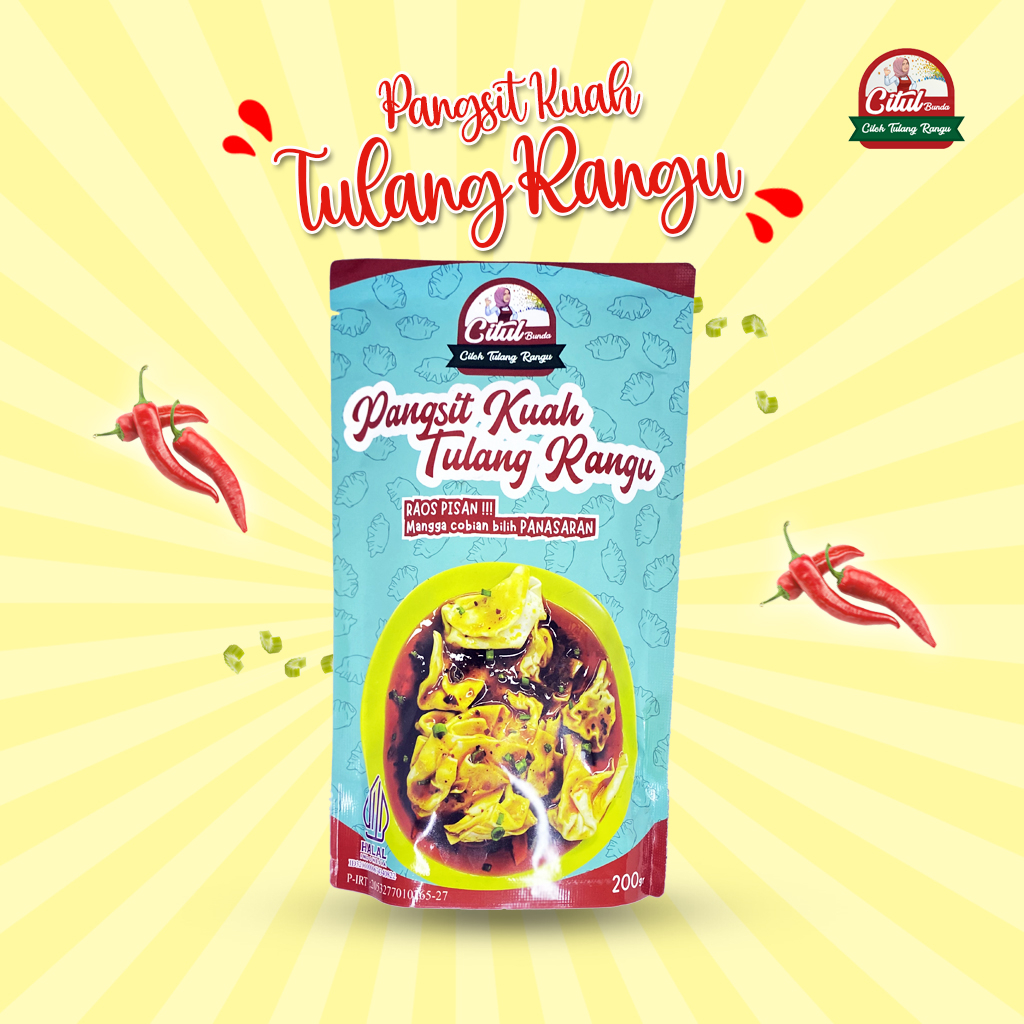 

Citul Bunda - Pangsit Kuah Tulang Rangu Instant Asli Khas Bandung