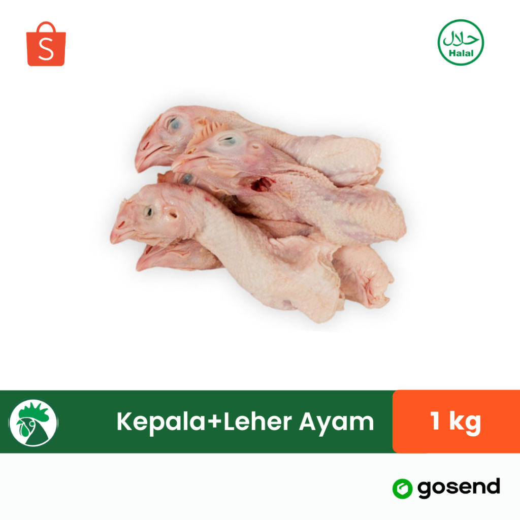 

Kepala + Leher Ayam Potong 1 Kg | Part Ayam Broiler