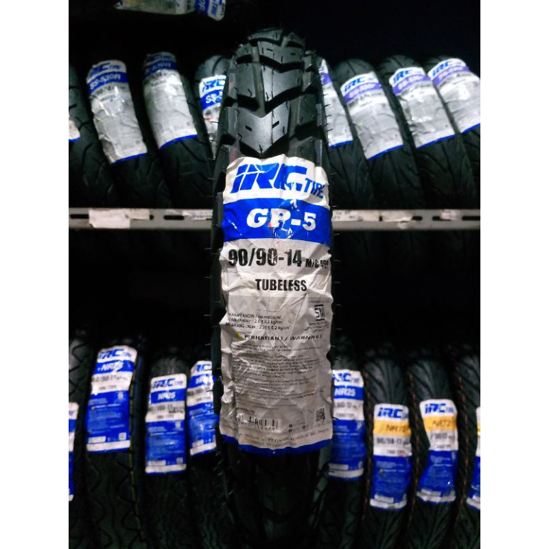 IRC 90/90-14 GP-5 BAN LUAR IRC RING 14 TUBELESS