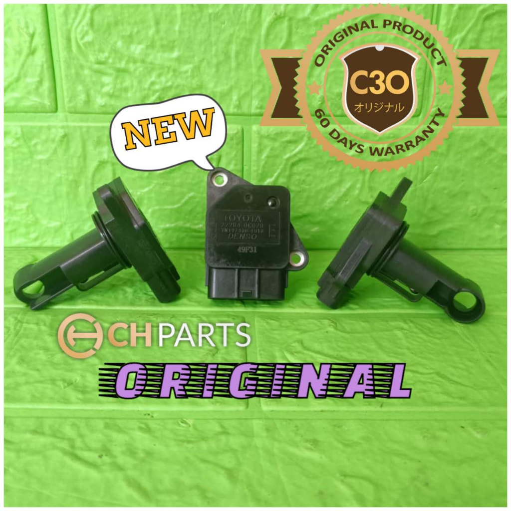 Sensor airflow maf Hilux Fortuner Innova Yaris Vios 22204-21010 Asli