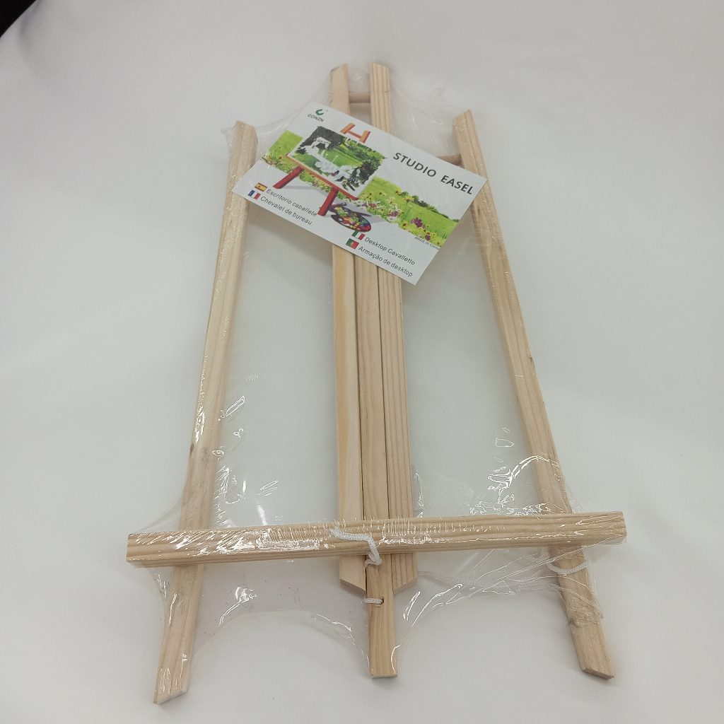 

Mini Easel Stand Tripod Kayu Wooden Easel Holder Mini 1/ Stand Kanvas Lukis 30CM