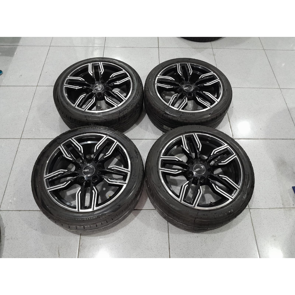 Velg Mobil Seken R17 Racing HSR BMW MANHEM Ring 17 Lebar 7,5 Pcd 5x120 Plus Ban