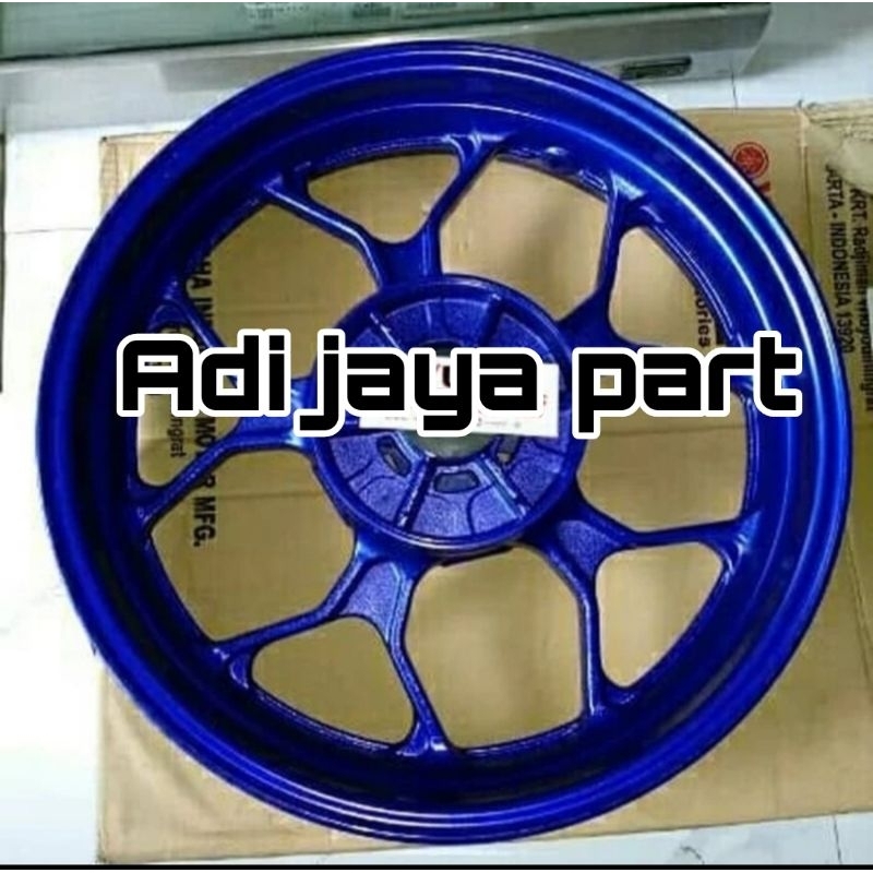 Velg depan belakang yamaha R25 ABS Biru original 2WD-F5168-02-P0