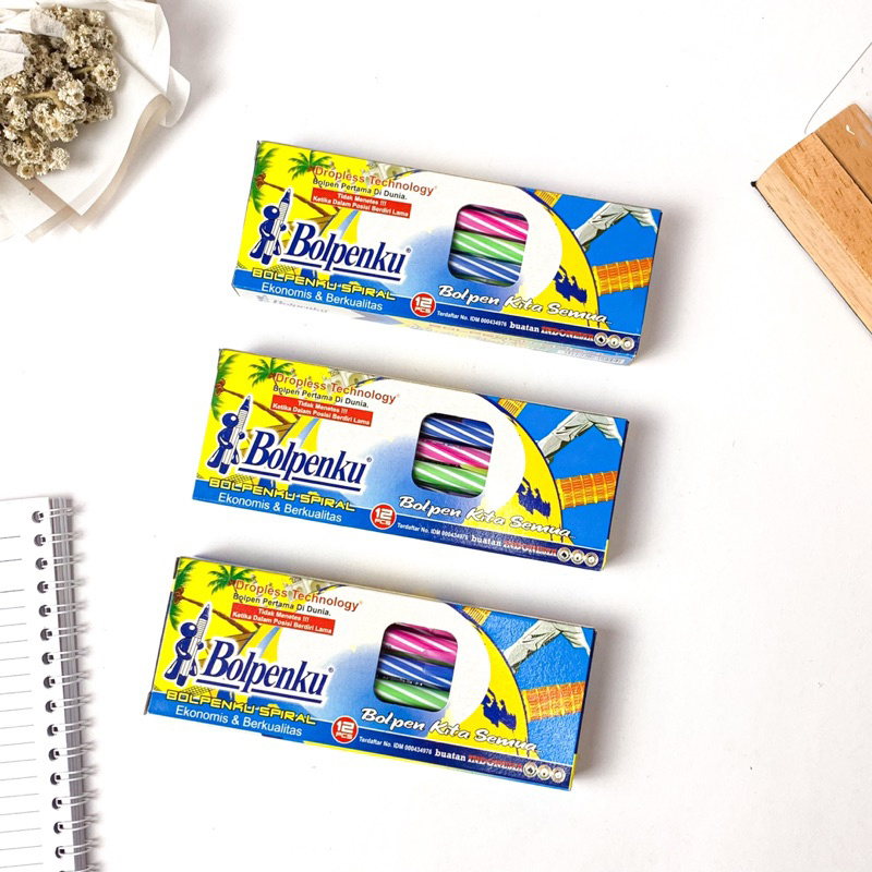 

BOLPEN LILIN PULPEN BOLPEN SPIRAL BOLPENKU Per pack