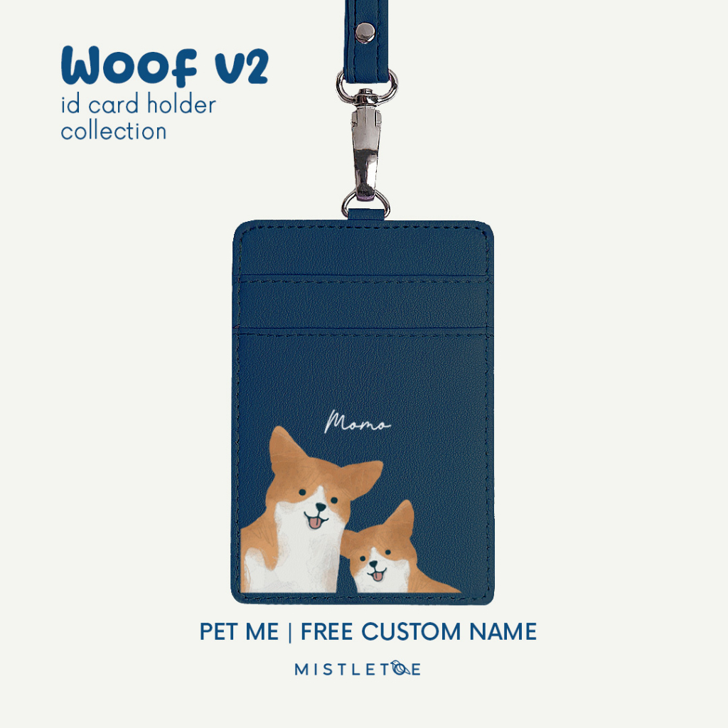 

Woof v2 Custom ID Card Holder - Lanyard - Name Tag