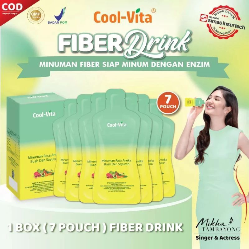 Coolvita Detox Drink Pelangsing Herbal Alami 1 box