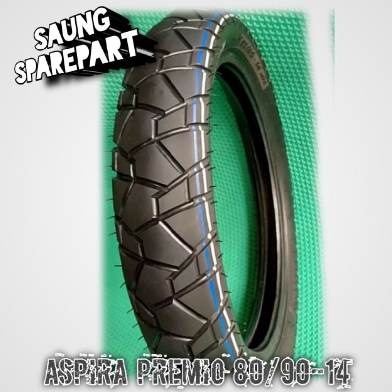 BAN MATIC TUBLES 80/90-14 SEMI TRAIL BEAT MIO VARIO X-RIDE DLL