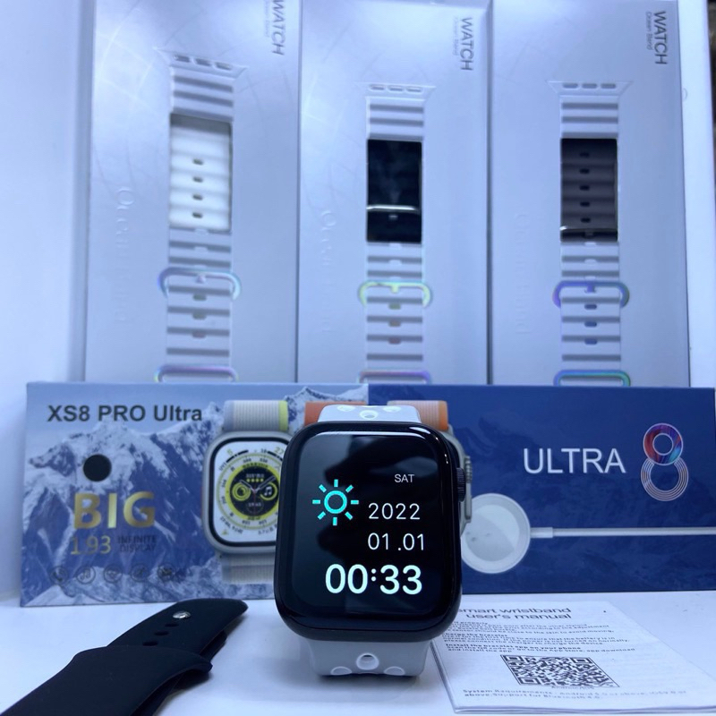 [TERMURAH] XS8 PRO Ultra SmartWatch Series 8 Jam Tangan Pintar NFC Tekanan Darah Denyut Jantung Kebu