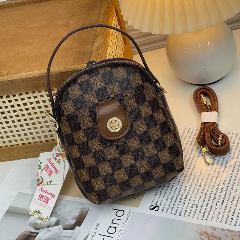 Aolong DEVINA Tas Fashion Import Selempang wanita Bahan Pu Leather