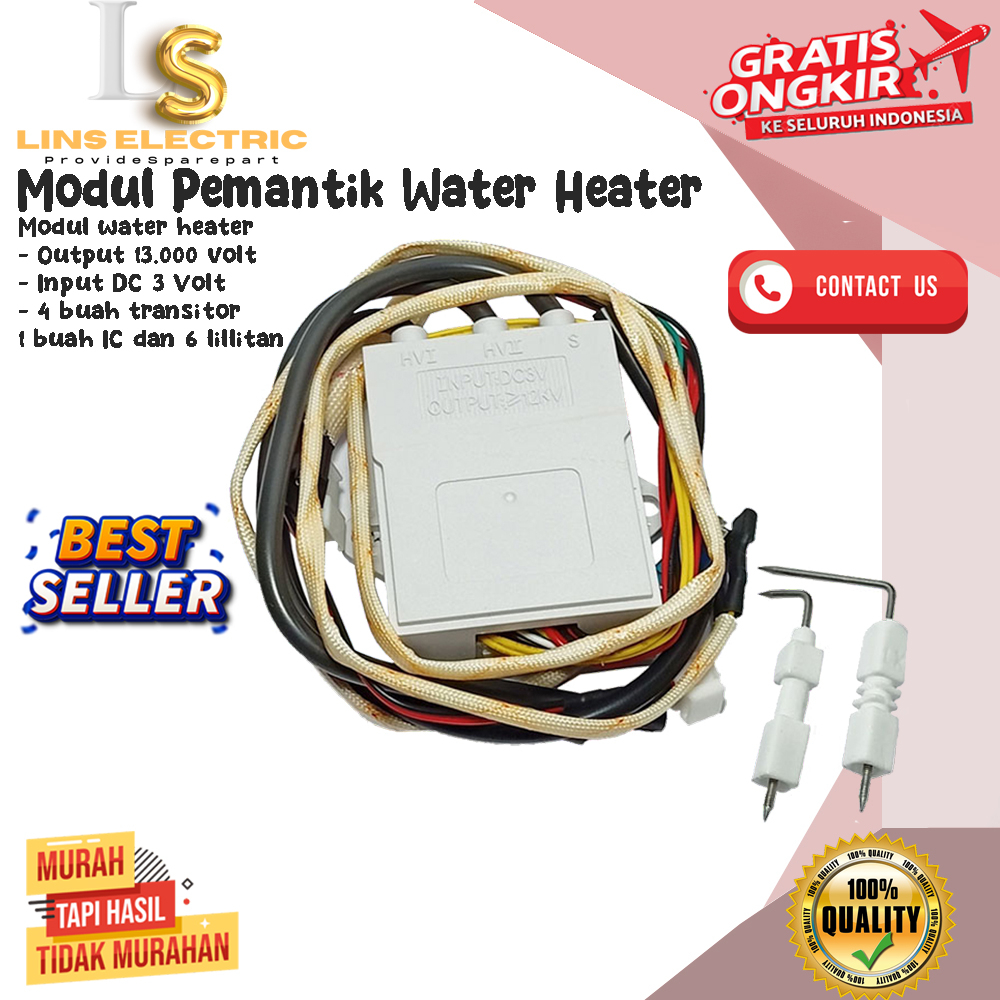 Modul pemantik pemanas Air Gas Water Heater Pulse Ignition Wasser