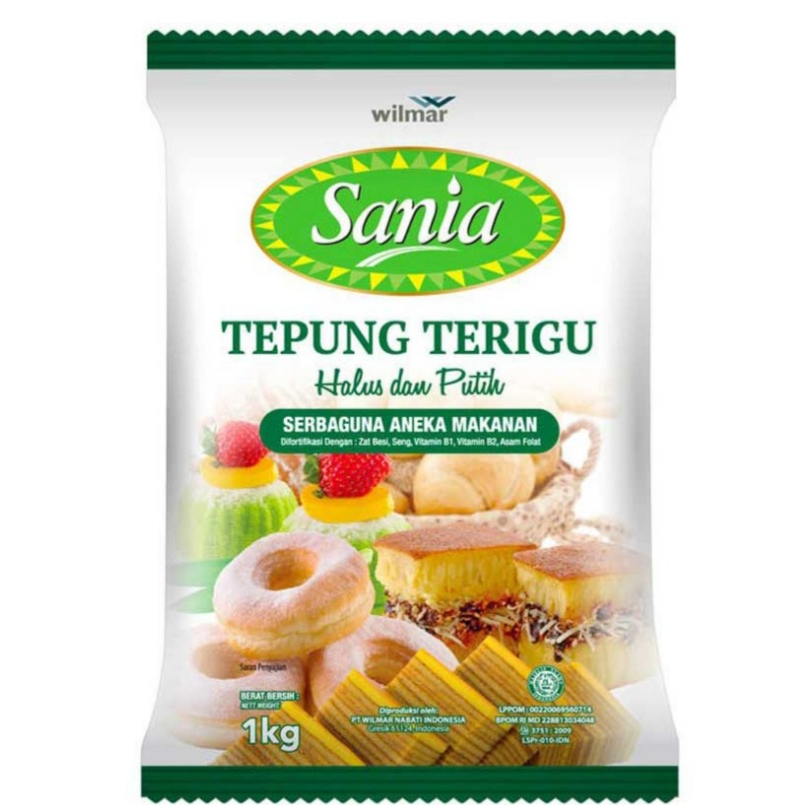

Sania Tepung Terigu Serbaguna 1 Kg
