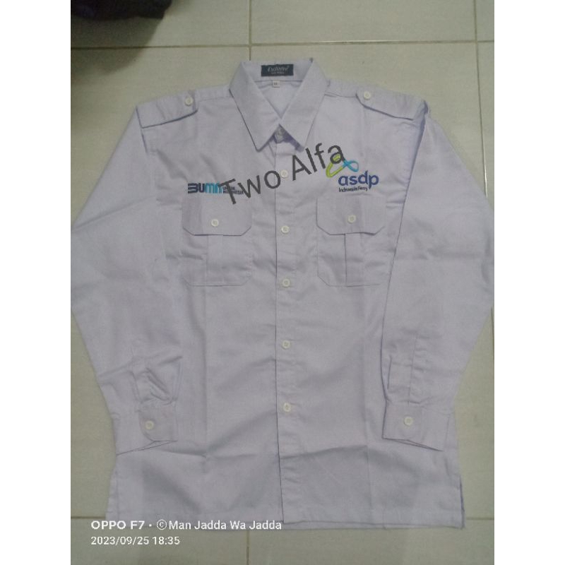 KEMEJA BUMN SERAGAM BUMN ASDP BAJU ASDP BUMN EXCLUSIVE.