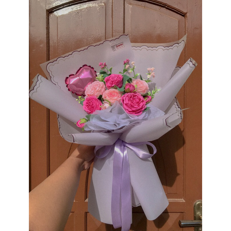 

Bouquet artificial flower | Buket bunga palsu | Bucket wisuda