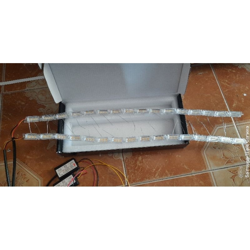 LED DRL Alis cristal welcome+Sein Running 1sett (2pcs)