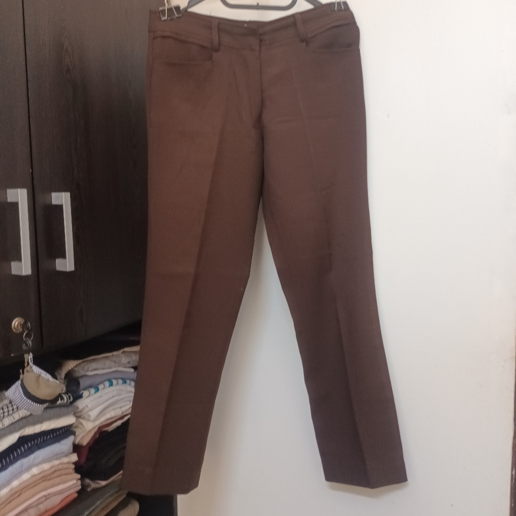 [PRELOVED] CELANA PANJANG BAHAN KANTOR KERJA WANITA MERK ANN DESIGN