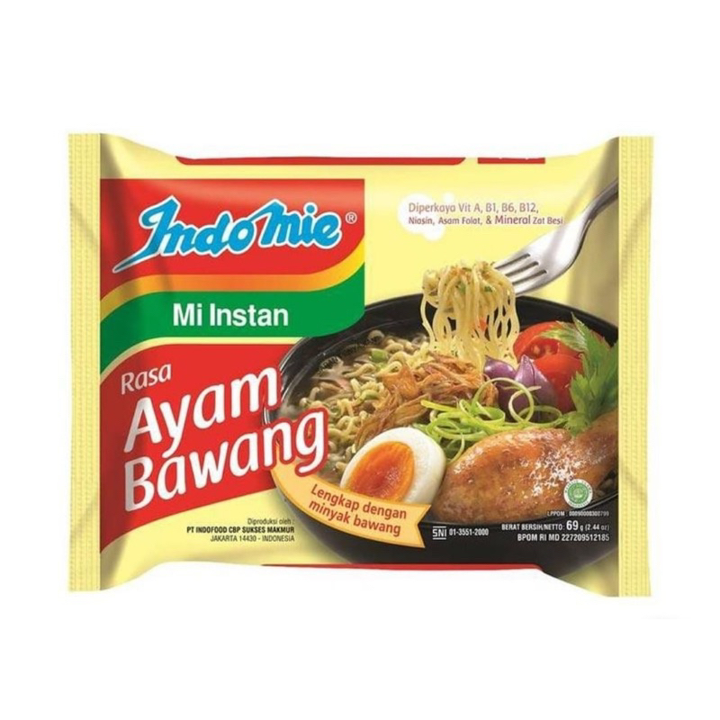 

Indomie Ayam Bawang per DUS (isi 40dus)