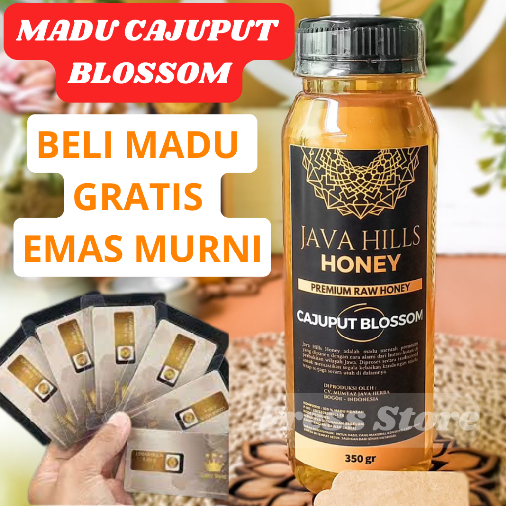 

Madu Cajuput Java Hills Honey Madu Kayu Putih Radang Pegal Pegal Nyeri 330 Gram
