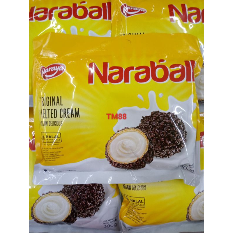 

WAFER SALUT KUKIS RASA ORIGINAL NARAYA/NARABALL WAFER BALL ORIGINAL FLAVOUR