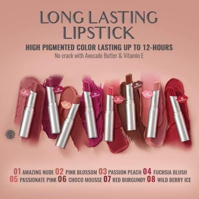 Azzura long lasting lipstik