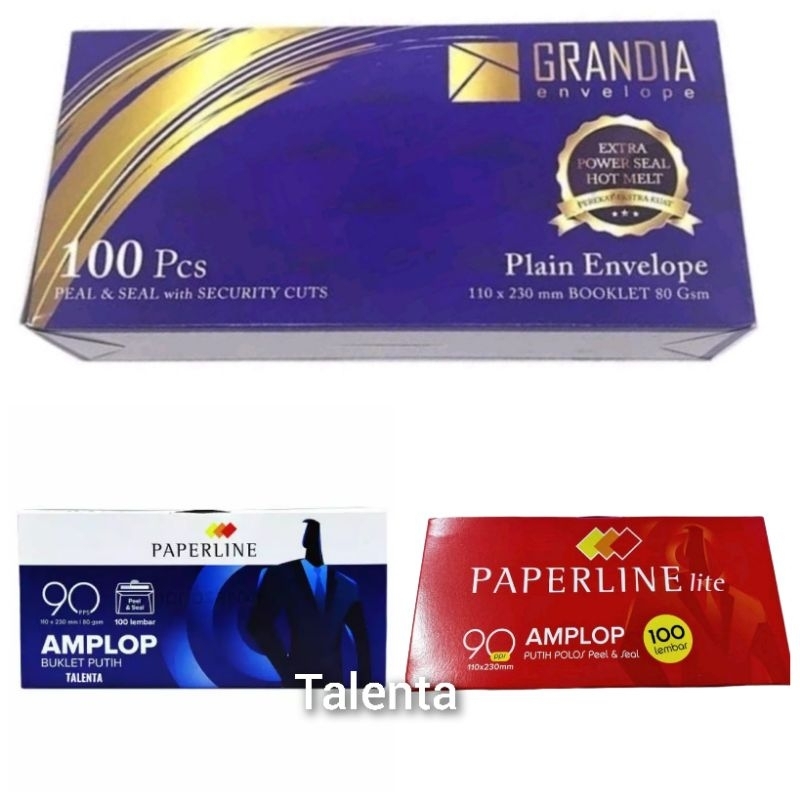 

Amplop Putih Polos Paperline 90 - 100 Lembar