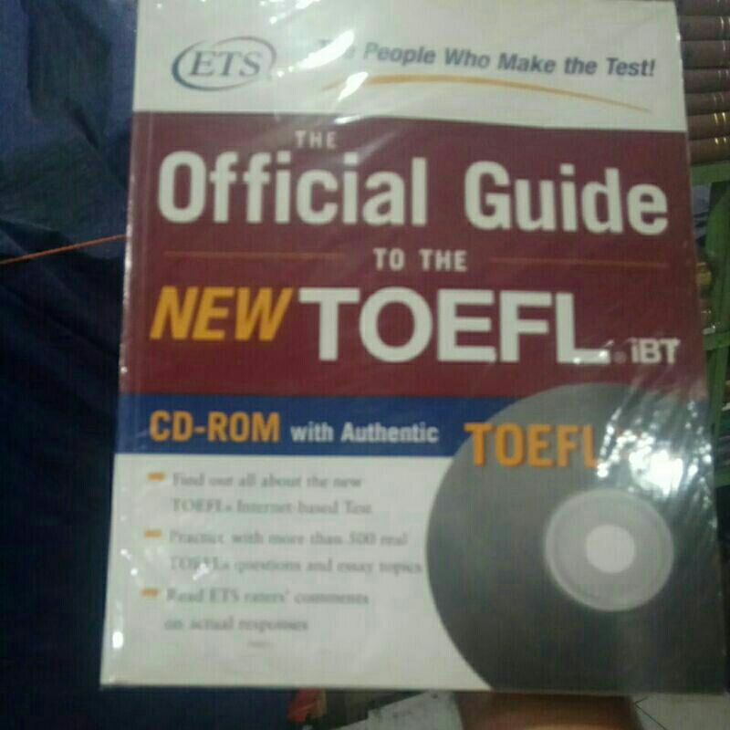 BUKU BEKAS THE OFFICIAL GUIDE TO THE NEW TOEFL IBT.
