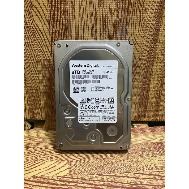 Hardisk WD Ultrastar DC HC320 8TB 7,2K RPM 512e SATA 6Gb/s 3.5-Inch enterprise