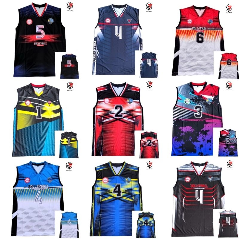 Singlet volly ball Jersey volly ball full printing pria