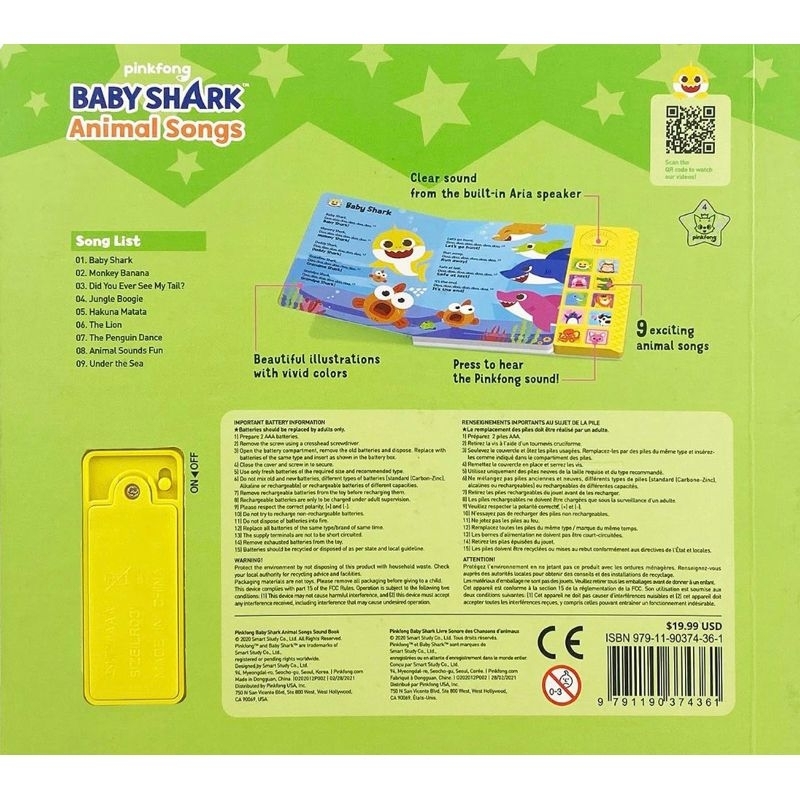 PINKFONG BABY SHARK MUSIC SOUND BOOK BUKU ANAK PINKFONG