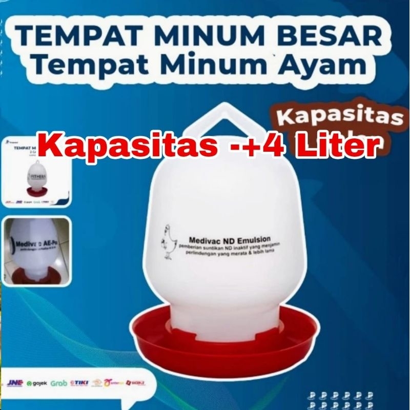 TEMPAT MINUM AYAM Kapasitas -+4 liter