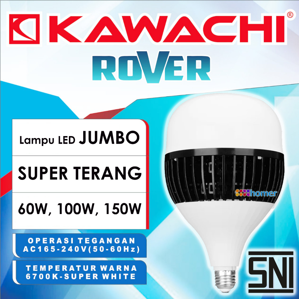KAWACHI ROVER lampu LED kapsul capsule Lampu LED Bulb Jumbo bohlam LED besar Tbulb lampu Kapsul Tabu