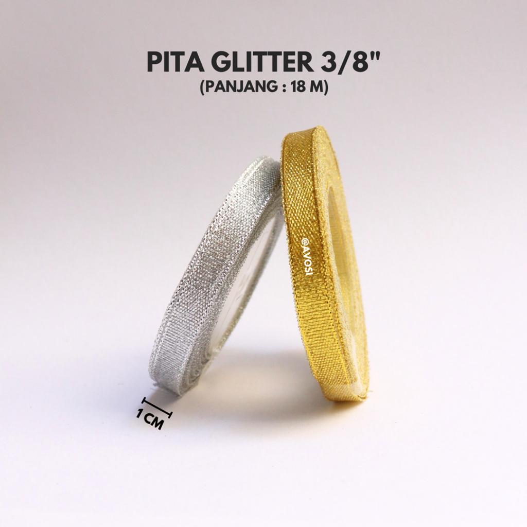 

Pita roll glitter 18 meter 3/8 in