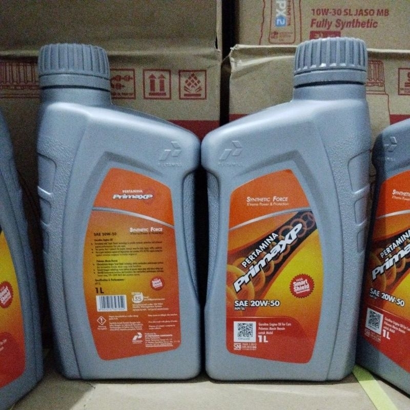 oli prima xp 1 liter SAE 20W-50 6 botol (dus)