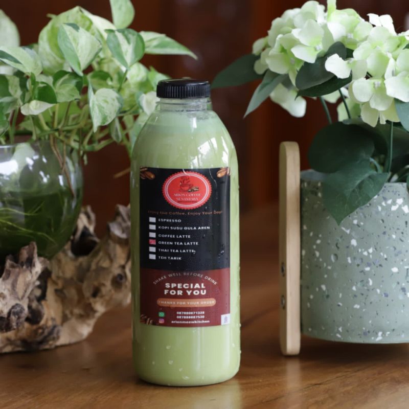 

GREEN TEA LATTTE FRESH 500ml 1000ml