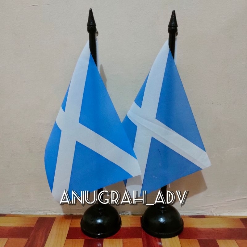 

tiang kayu bendera meja SKOTLANDIA