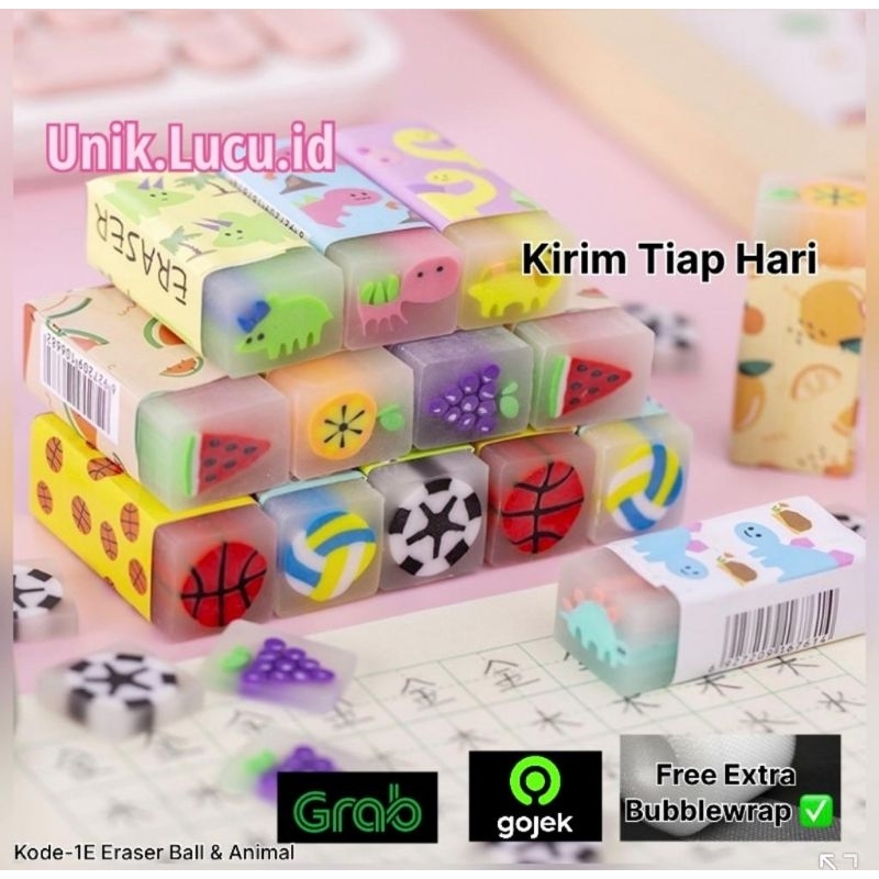 

PENGHAPUS MOTIF ANIMAL BUAH BOLA / 1E / PENGHAPUS LUCU IMUT UNIK / PENGHAPUS ANAK SEKOLAH/ PERLENGKAPAN SEKOLAH