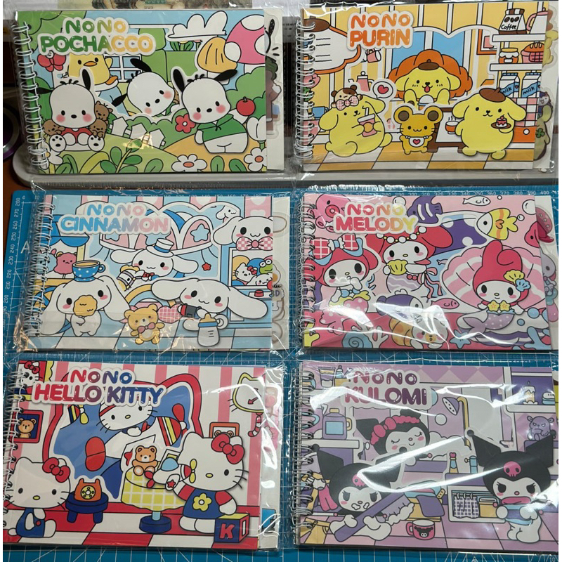 

SANRIO STIKERBOOK/ STIKER BUKU SANRIO ( pilih karakter di catatan)